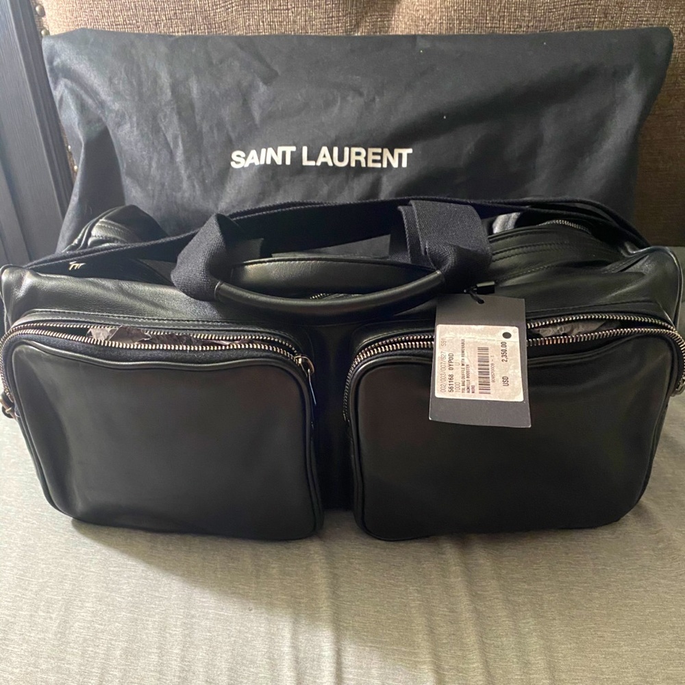 YSL Duffle bag with removable Agnello booster